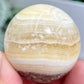 Zebra Calcite Sphere Healing Crystal Ball 156g 48mm