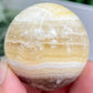 Zebra Calcite Sphere Healing Crystal Ball 156g 48mm