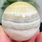 Zebra Calcite Sphere Healing Crystal Ball 120g 45mm