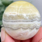 Zebra Calcite Sphere Healing Crystal Ball 120g 45mm