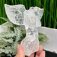 Clear Quartz Goddess Angel Female Torso with Wings Crystal 318g 110mm