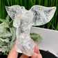 Clear Quartz Goddess Angel Female Torso with Wings Crystal 318g 110mm