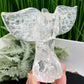 Clear Quartz Goddess Angel Female Torso with Wings Crystal 318g 110mm