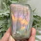 Labradorite Purple Sunset Free Form Healing Crystal 195g