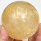 Honey Calcite Sphere Healing Crystal Ball 500g 70mm