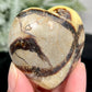 Septarian Jasper Dragon Stone Heart with Stand Healing Crystal 150g