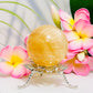 Honey Calcite Sphere Healing Crystal Ball 484g 69mm