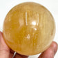 Honey Calcite Sphere Healing Crystal Ball 484g 69mm