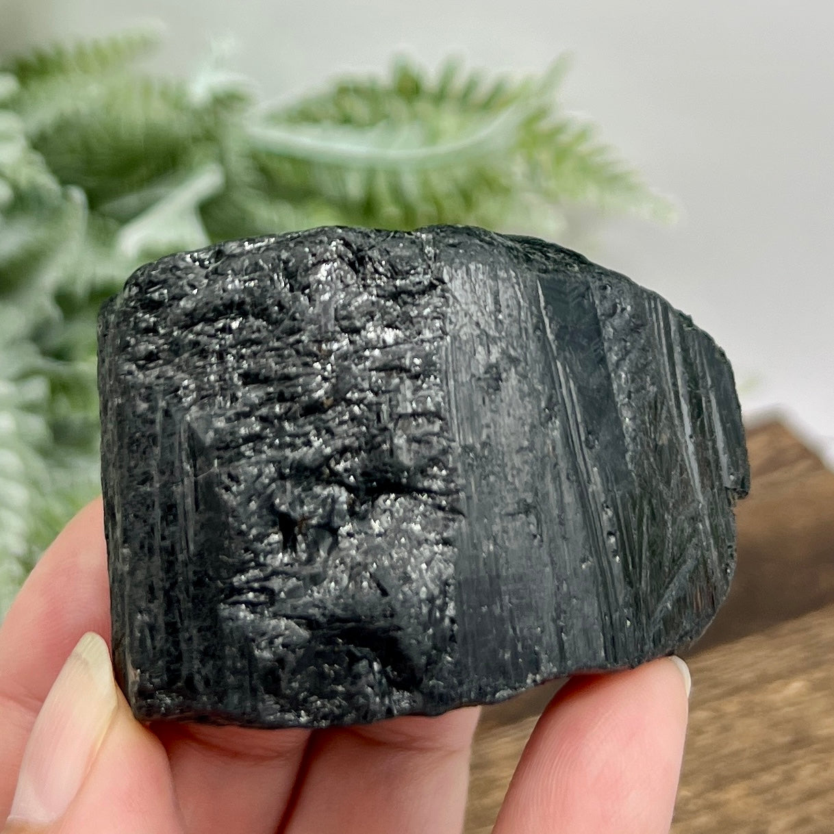 Black Tourmaline Raw Specimen Crystal 232g