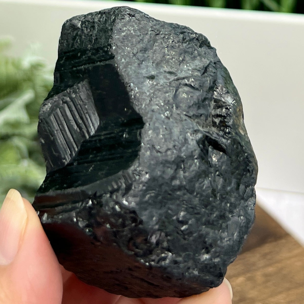 Black Tourmaline Raw Specimen Crystal 232g