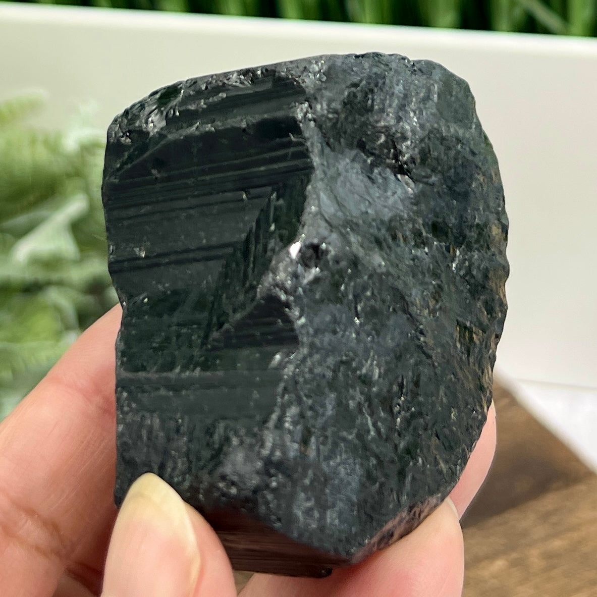 Black Tourmaline Raw Specimen Crystal 232g