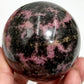 Rhodonite Sphere Healing Crystal Ball 562g 66mm