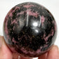 Rhodonite Sphere Healing Crystal Ball 562g 66mm