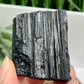 Black Tourmaline Hay Stack Raw Specimen Crystal 140g