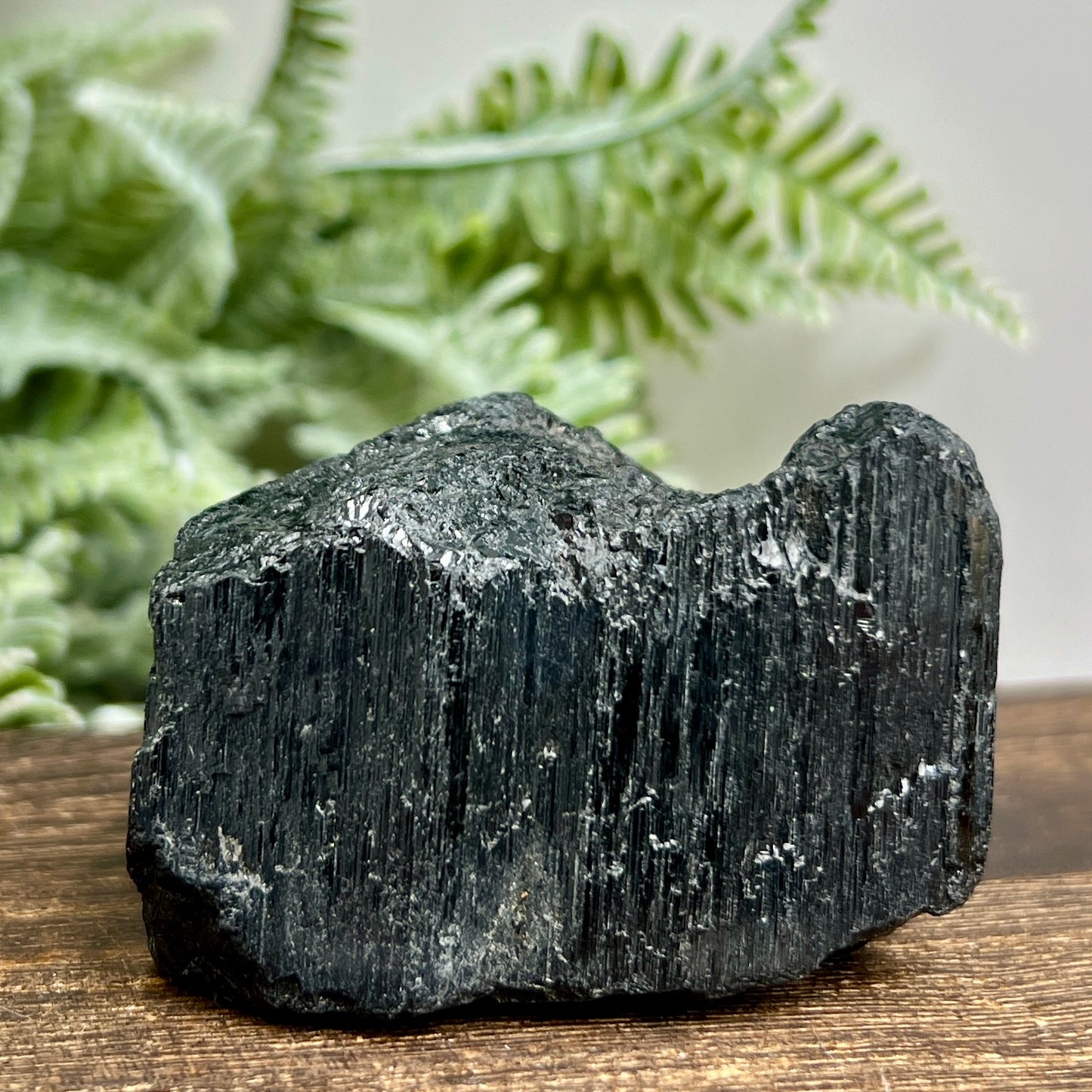 Black Tourmaline Hay Stack Raw Specimen Crystal 178g