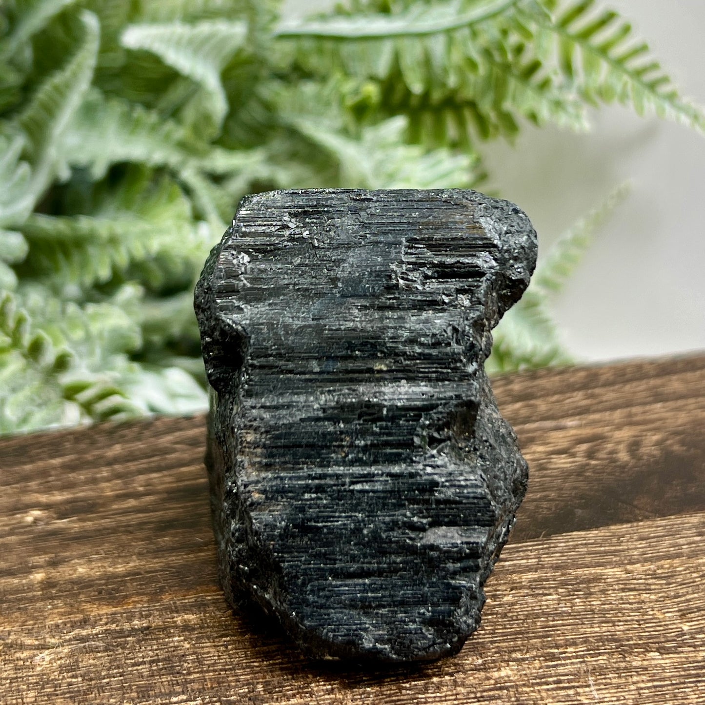 Black Tourmaline Hay Stack Raw Specimen Crystal 178g