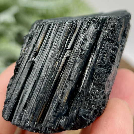 Black Tourmaline Hay Stack Raw Specimen Crystal 138g