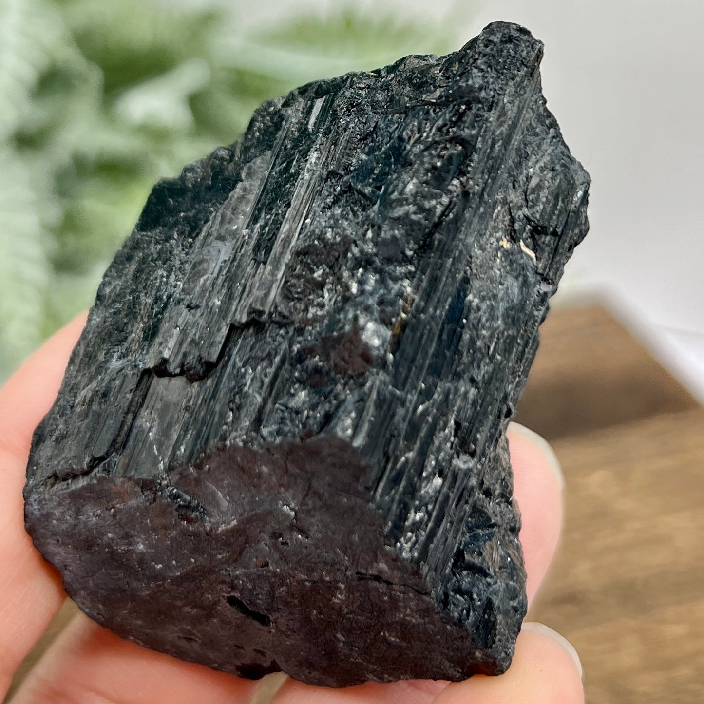 Black Tourmaline Hay Stack Raw Specimen Crystal 138g