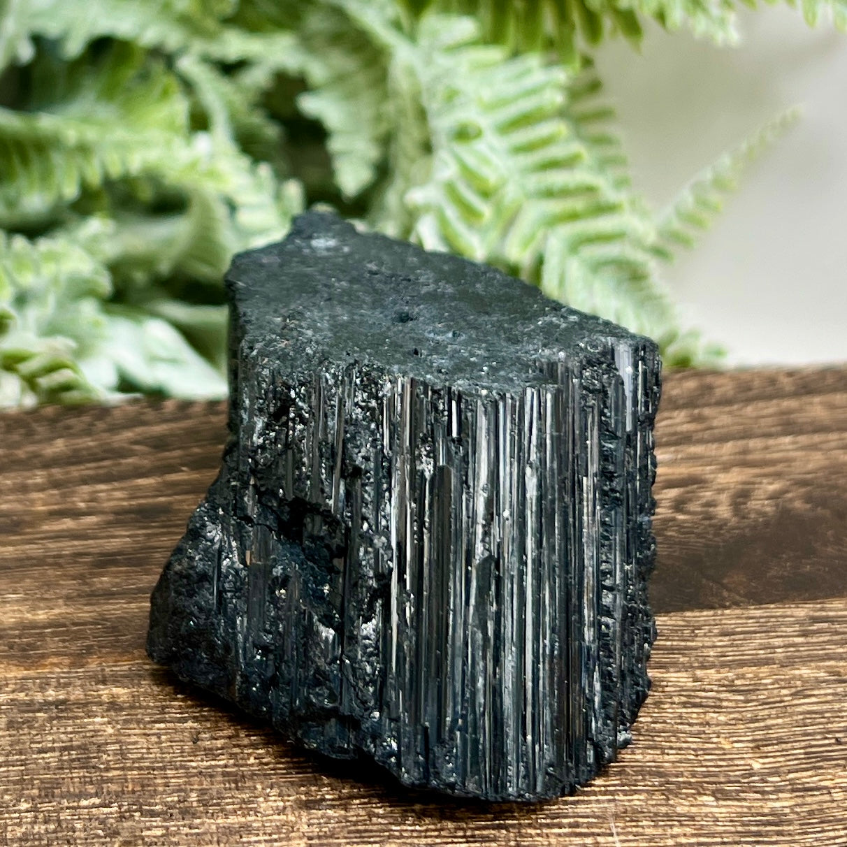 Black Tourmaline Hay Stack Raw Specimen Crystal 138g