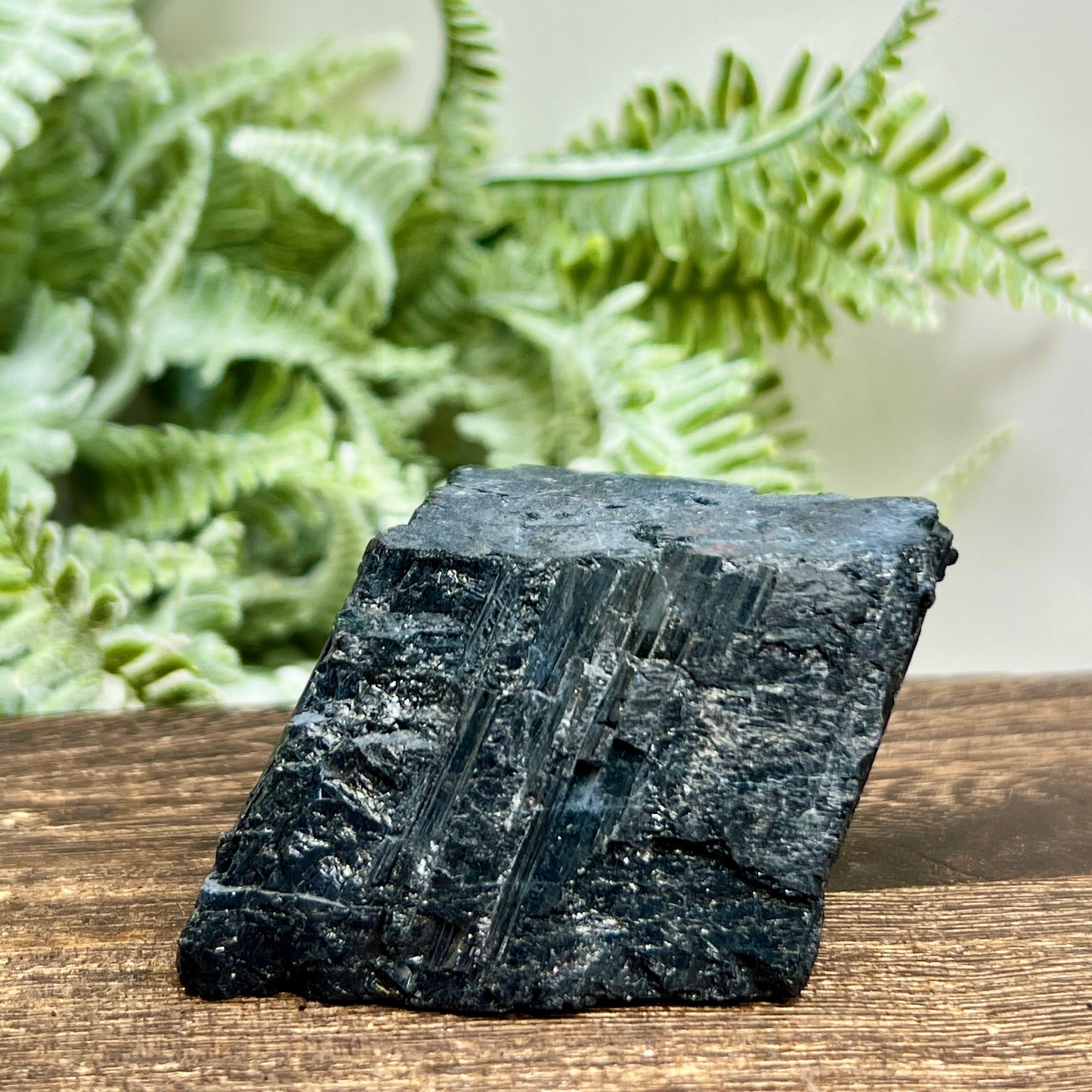 Black Tourmaline Hay Stack Raw Specimen Crystal 138g