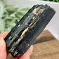 Black Tourmaline Hay Stack Raw Specimen Crystal 150g