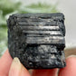 Black Tourmaline Hay Stack Raw Specimen Crystal 86g