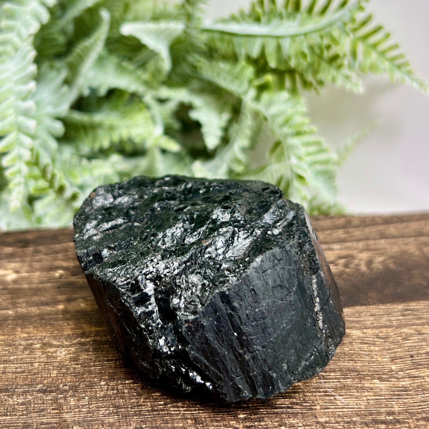 Black Tourmaline Raw Specimen Crystal 186g