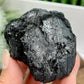 Black Tourmaline Chunk Raw Specimen Crystal 262g