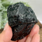 Black Tourmaline Chunk Raw Specimen Crystal 262g