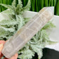 Blue Rose Quartz with Golden Healer Tower Crystal Generator 158g 126mm