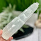 Satin Spar Selenite Tower Crystal Generator Morocco 1025g 252mm