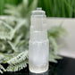 Satin Spar Selenite Tower Crystal Generator Morocco 430g 147mm