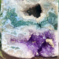 Moss Agate with Amethyst Unique Tower Crystal Generator 4544g 10lbs