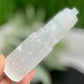 Satin Spar Selenite Tower Crystal Generator Morocco 378g 147mm