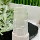 Satin Spar Selenite Tower Crystal Generator Morocco 378g 147mm