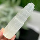 Satin Spar Selenite Tower Crystal Generator Morocco 388g 148mm