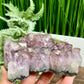 Amethyst with Cacoxenite Kitty Cat Cluster Healing Animal Crystal Carving 522g