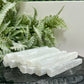 Satin Spar Selenite Raw Sticks Wands Healing Crystal 12 Pieces 430g 9-10cm