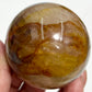 Golden Healer Quartz Sphere Healing Crystal Ball 332g 61mm