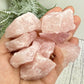 Rose Quartz Raw Chunks Specimens Natural Crystal 250g