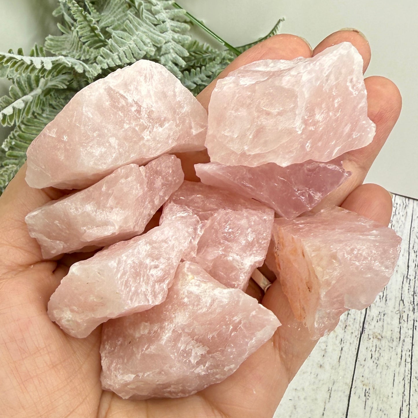 Rose Quartz Raw Chunks Specimens Natural Crystal 250g