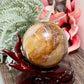 Golden Healer Quartz Sphere Healing Crystal Ball 332g 61mm