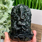 Golden Sheen Obsidian Ganesha Hand Carved Healing Crystal Carving 602g