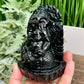 Golden Sheen Obsidian Ganesha Hand Carved Healing Crystal Carving 602g