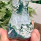 Tree Agate Goddess Angel Female Torso with Wings Crystal 438g