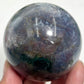 Moss Agate Green Blue Sphere Healing Crystal Ball 356g 63mm