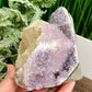 Amethyst Calcite Geode Cluster Natural Healing Crystal Specimen 1218g