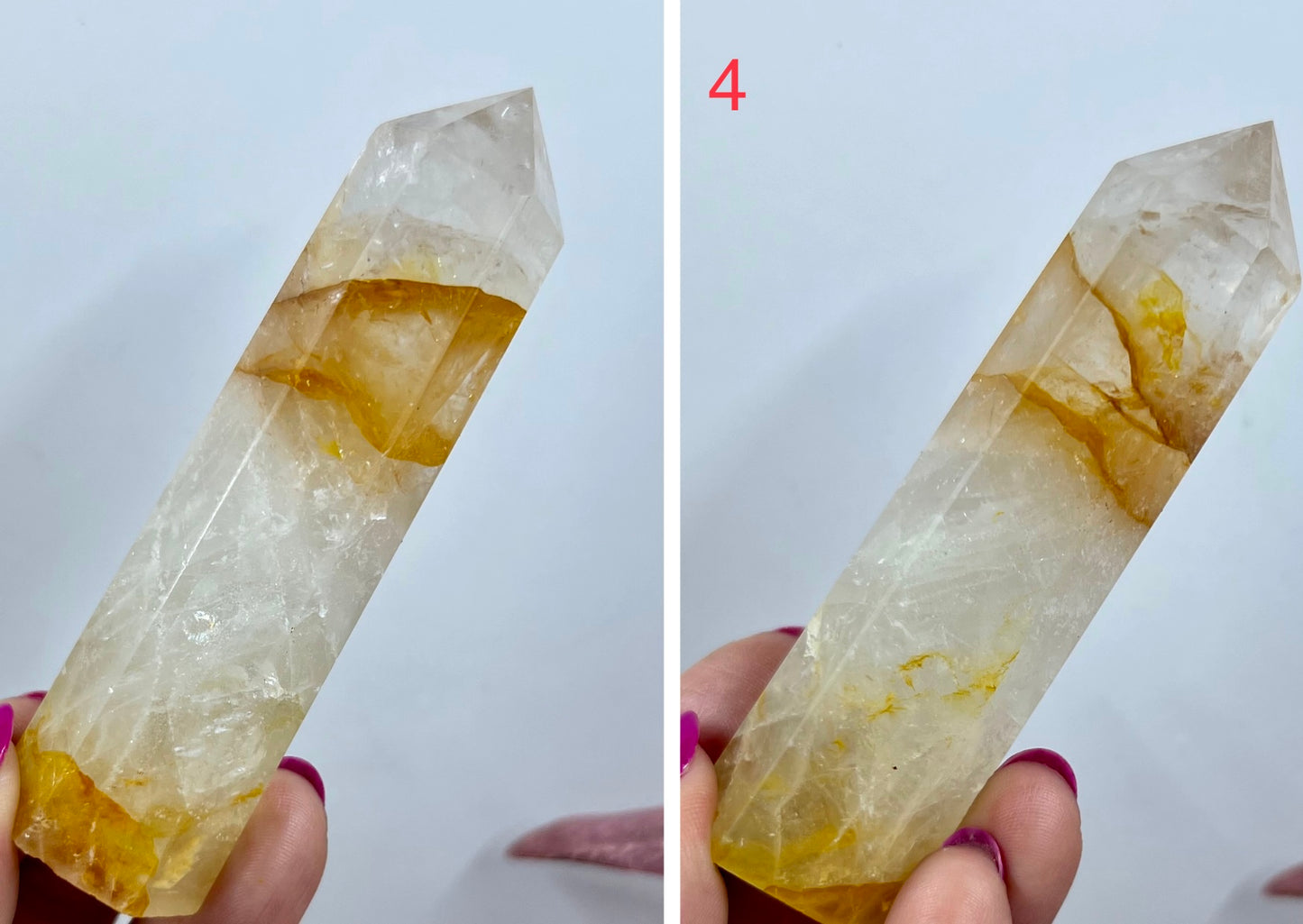 Golden Healer Quartz Points Towers Crystal Generators