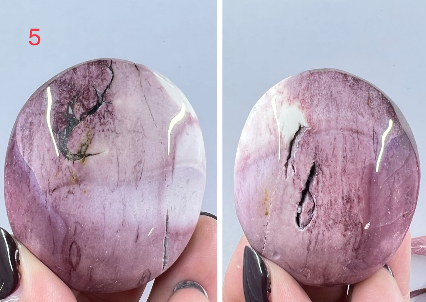 Mookaite Jasper Palm Stone Australian Gemstone Worry Meditation