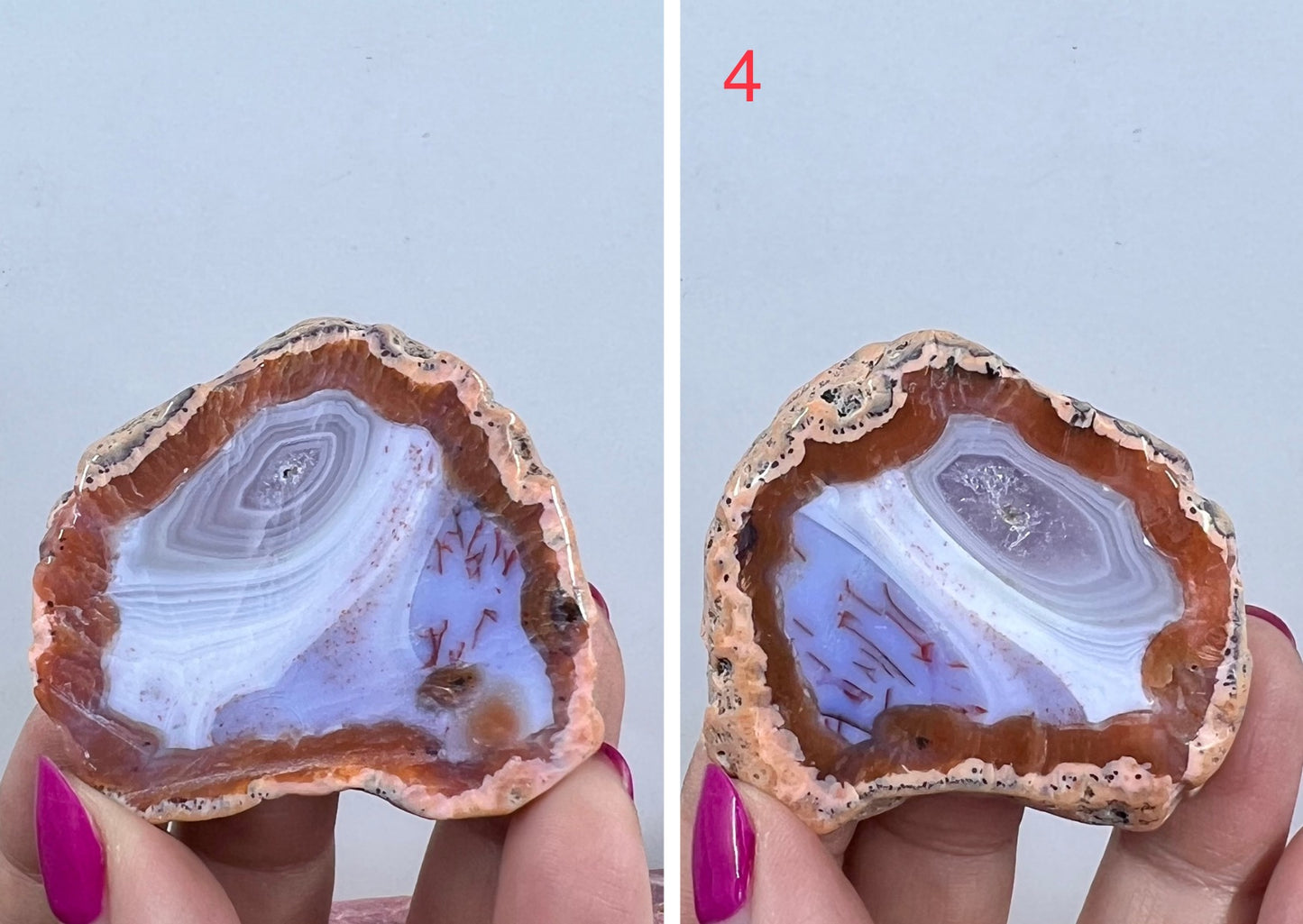 Agate Slice Slab Natural Raw Crystal Australian Seller